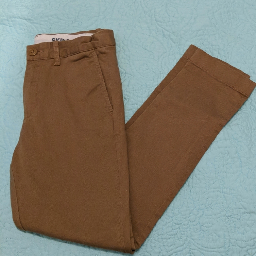 J Crew Crewcuts skinny khaki pants 10